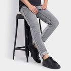 Men's Slim Fit Jeans , Light Grey, small image number null
